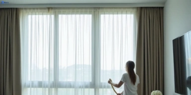 Delicate sheer drape cleaning upper-kedron Matty Curtain Cleaning